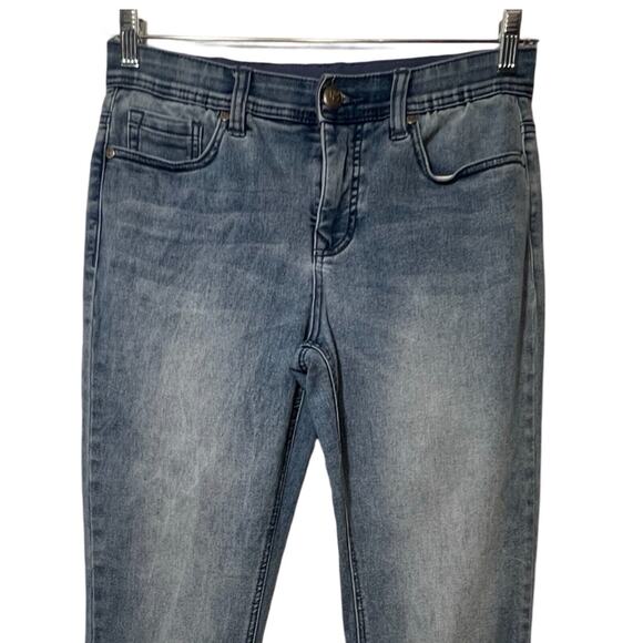 DG2 Diane Gilman Jeans Womens Size 8P 30" Waist  Blue Denim Bootcut Stretch - Picture 4 of 12